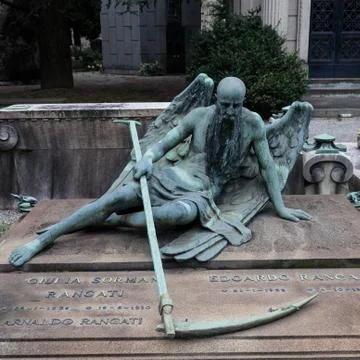 Old Cemetery statue Foto stock