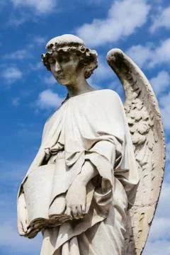 Old cemetery statue Foto stock