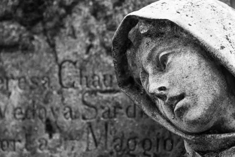 Old Cemetery statue Foto stock