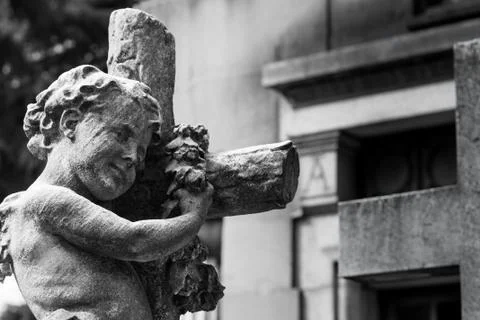 Old Cemetery statue Foto stock