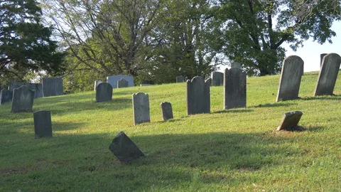 Old cemetery1 4K Stock Footage 95793162