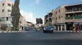 Old central part of Paphos city with roads intersection. Cyprus HD Footage