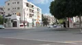 Old central part of Paphos town with roads intersection. Cyprus HD Footage