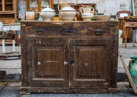 Old ceramic pots Stock Photos