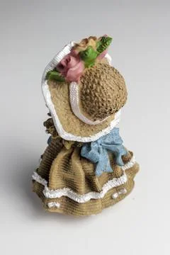 Old ceramic  trinket close up Stock Photos