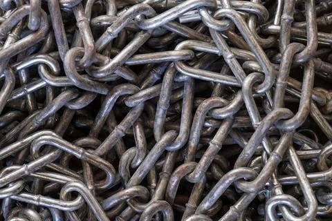 Old Chain Background Stock Photos