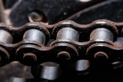 Old chain industry background Stock Photos