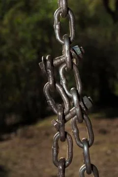 Old chain Foto stock