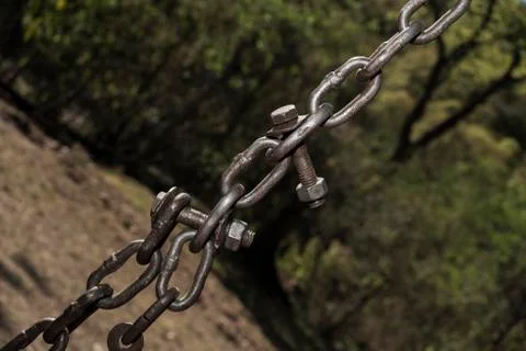Old chain Stock Photos
