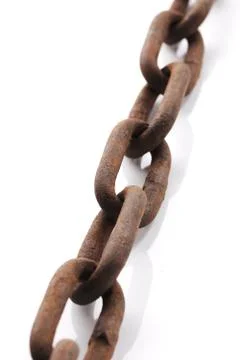 Old chain Foto stock