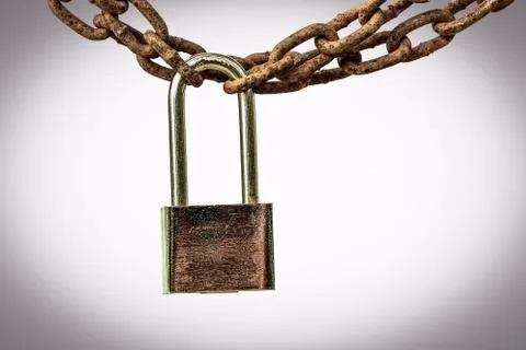 Old chain Stock Photos
