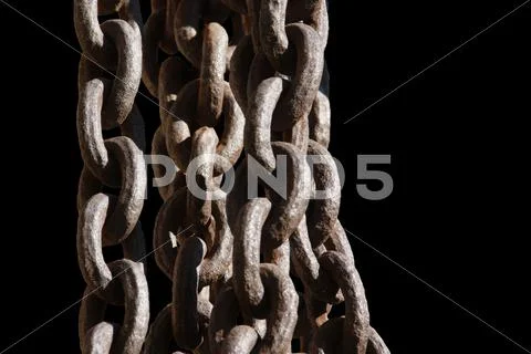 Old chains Stock Photos