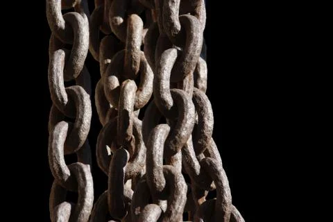 Old chains Stock Photos