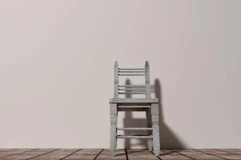 Old chair Stock Illustration