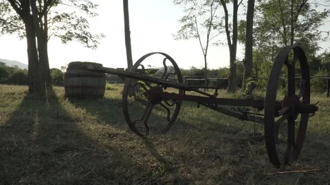 Old chariot Stock Footage 94411842