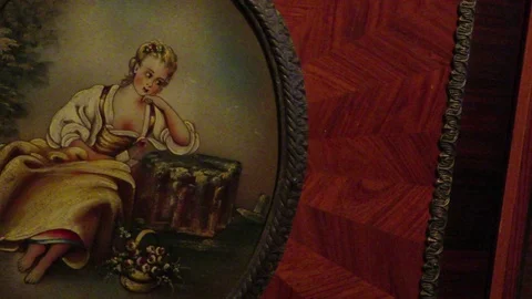 Old chest of drawers.. Stock Footage 101487357