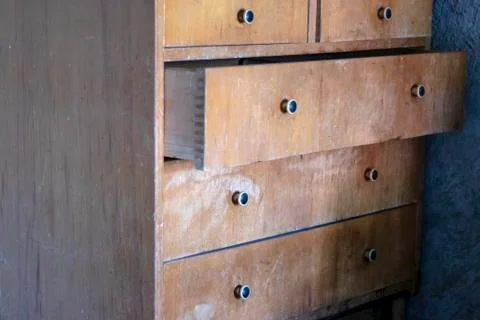 Old chest of drawers. Stock Photos