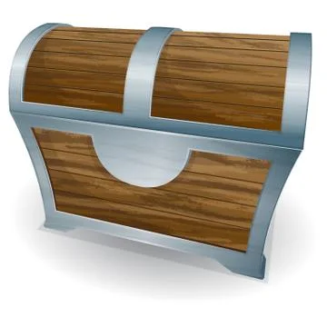Old chest Stock Illustration