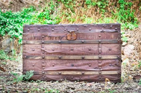 Old chest Stock Photos