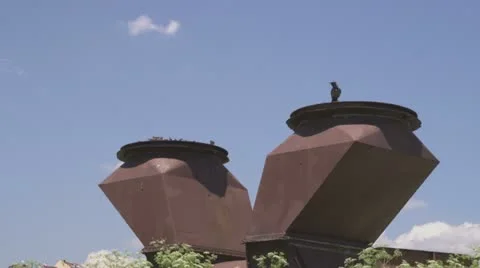 Old Chimney Stock Footage 11140602