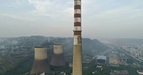 Old Chinese Generating Station. 4K Stock Footage 111907863