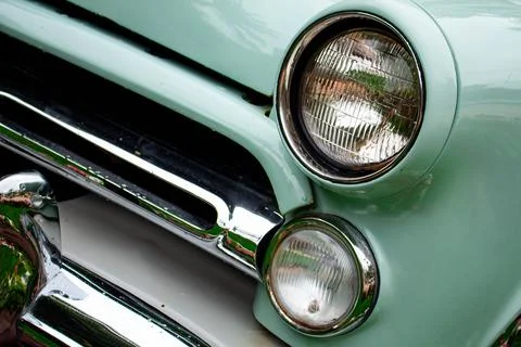 Old cho headlights Stock Photos