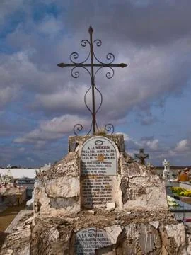 Old Christian Graveyard at Lillo Stock Photos