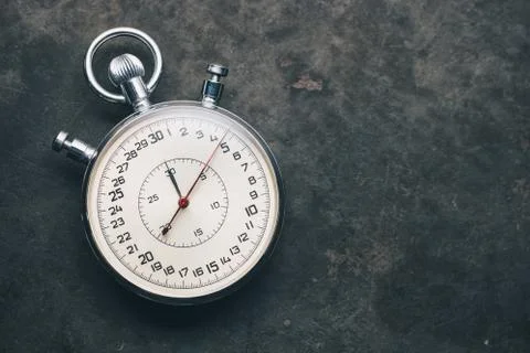 Old chronometer or stopwatch Foto stock