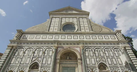 Old Church With Clouds Stock Footage 27404509