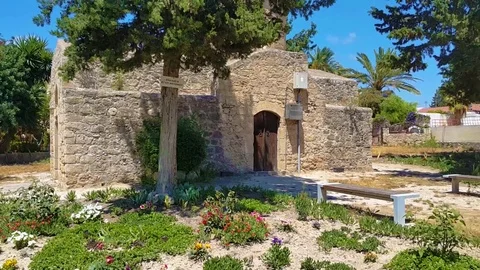 Old church in Cyprus Video stock 76582659