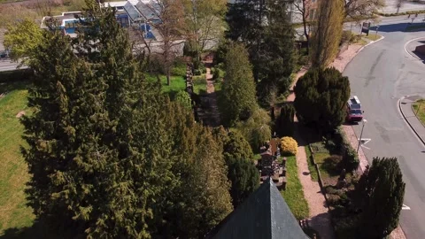 Old church in germany Stock Footage 154337448