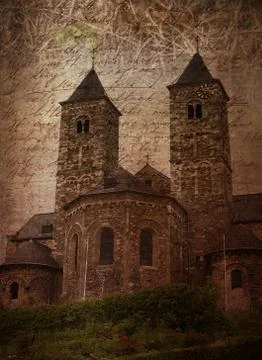 Old church Stock Illustration