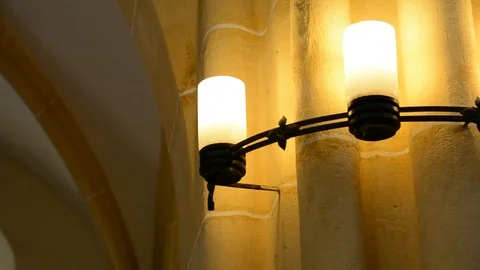 Old church interior Видео 95169200