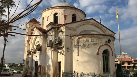 Old Church in Larnaca Stock-Footage 89551067