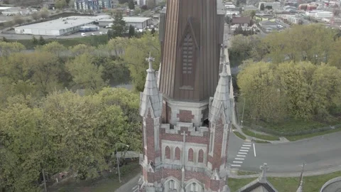 Old Church Tower Stock-Footage 185014023