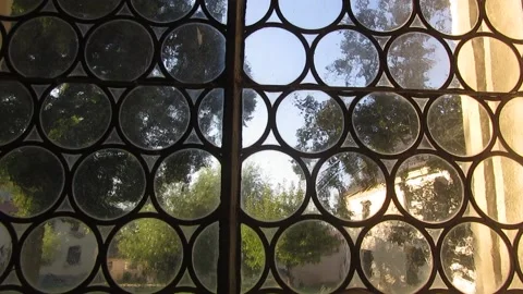 Old church window Stock Footage 160158364
