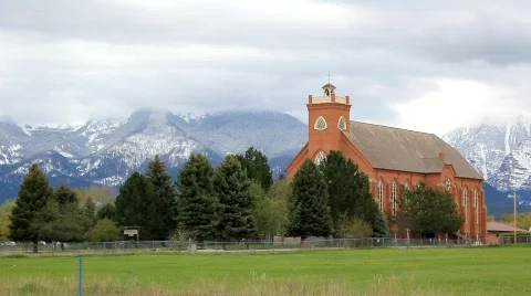 Old church1 Video stock 754996