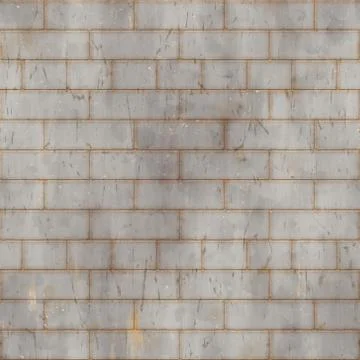 Old cinder blocks seamless texture Stock Illustration