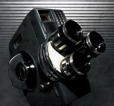 Old cine-camera Stock-Fotos