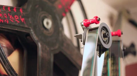 Old cinema reel 库存影片 53077419