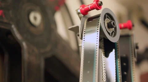 Old cinema reel Stock Footage 53077551