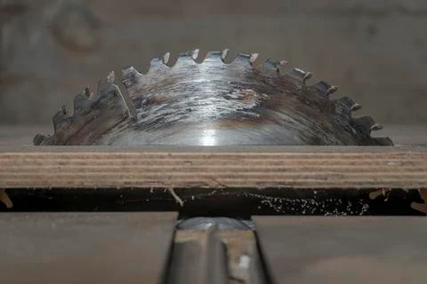 An old circular saw Stock Photos