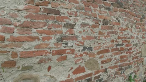 Old Citadel Brick Wall Stock Footage 113764614