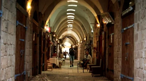 Old City of Akko - 3 Stock Footage 49692553
