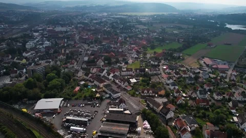 The old city of Bebra in Germany  Stock Footage 291319538