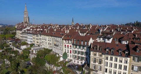Old city of Bern 스톡 동영상 89905671