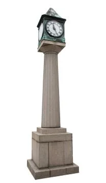 Old city clock Foto stock