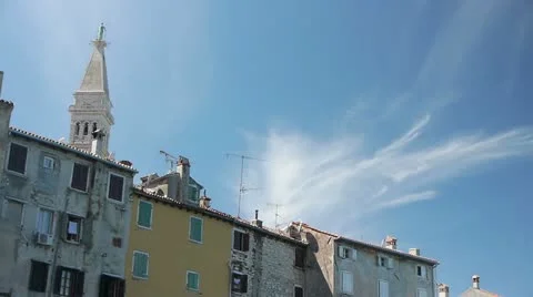 Old City clouds Timelapse 스톡 동영상 11322994