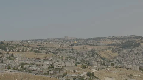 Old City of Jerusalem in 6K Stock Footage 241687515