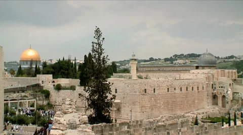Old City of Jerusalem Stock Footage 10874114